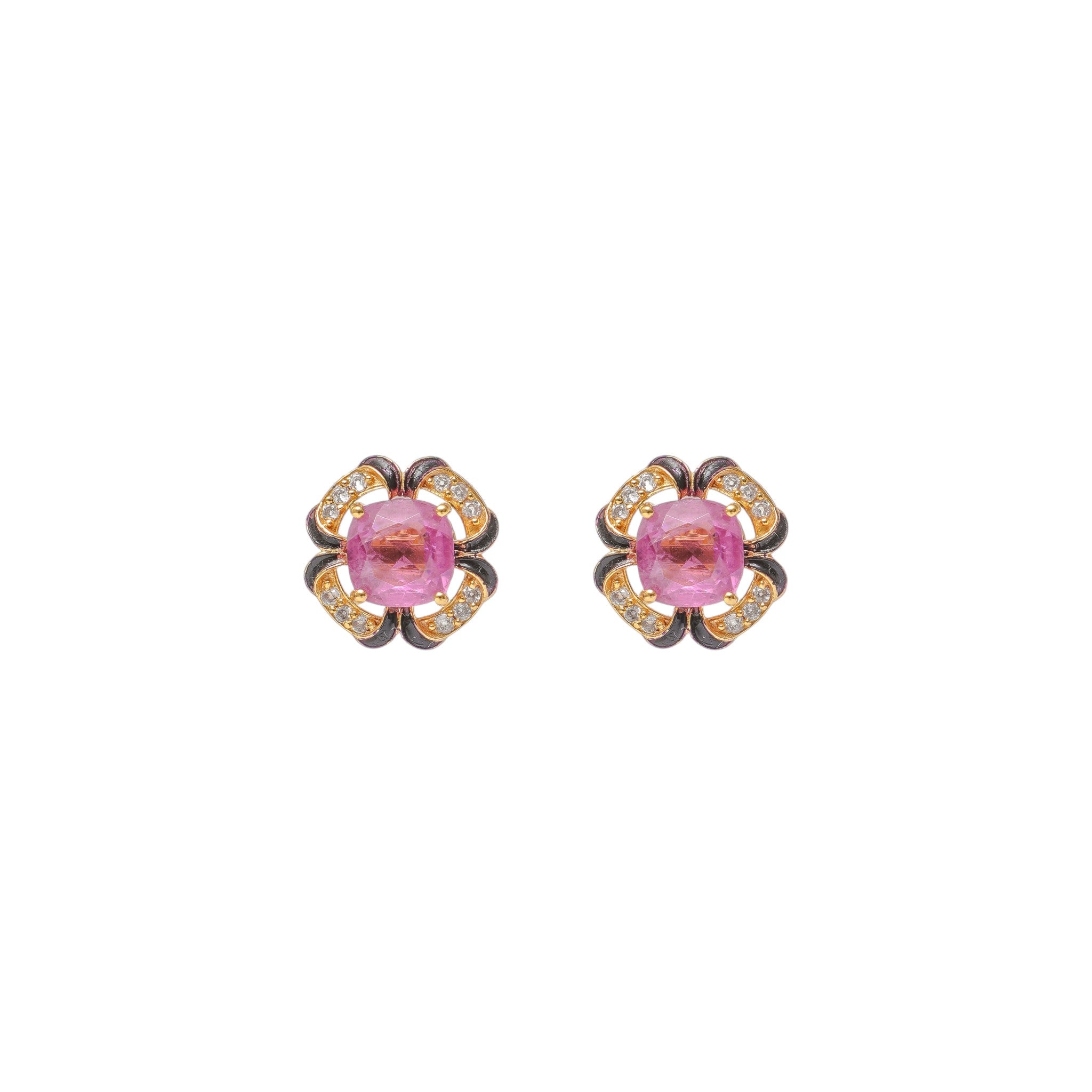 Yashasvi Dome Polki Button Studs