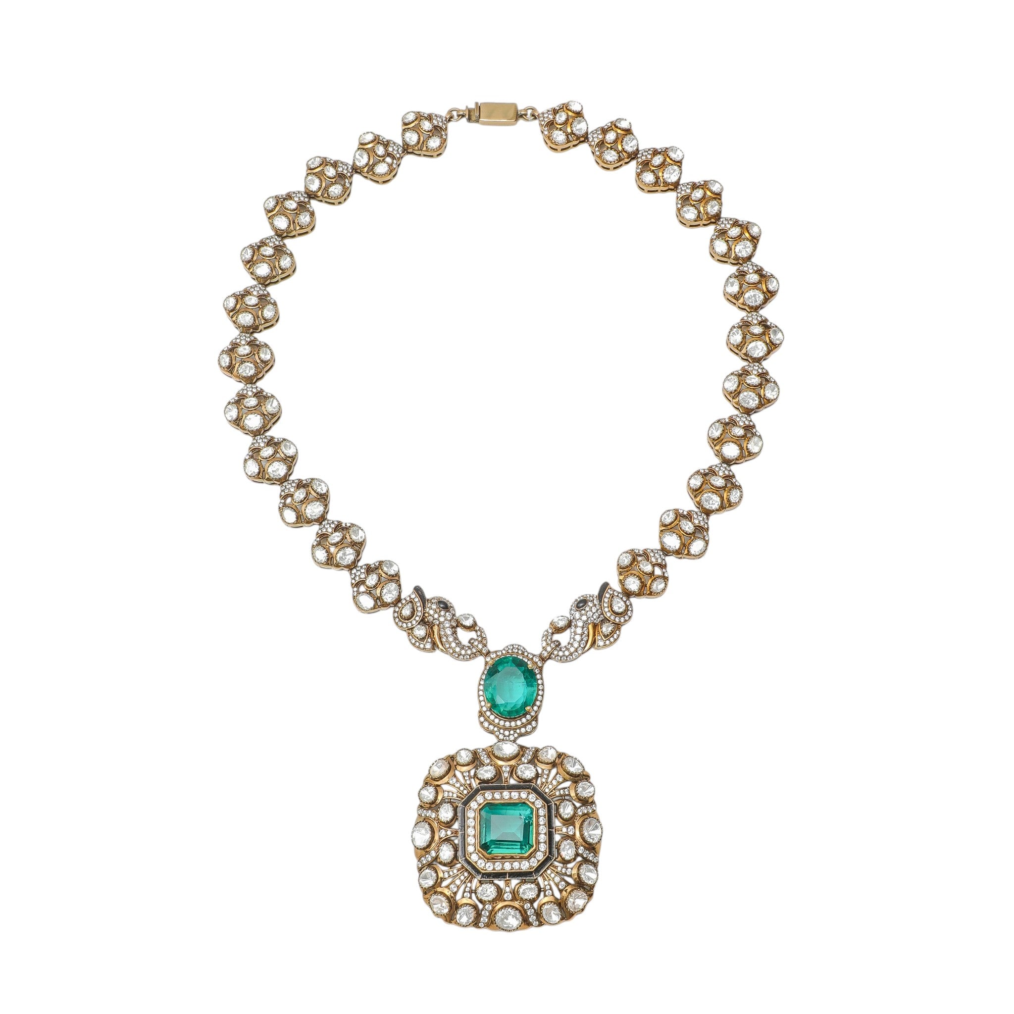 Yashasvi Emerald & Polki Royal Statement Haar