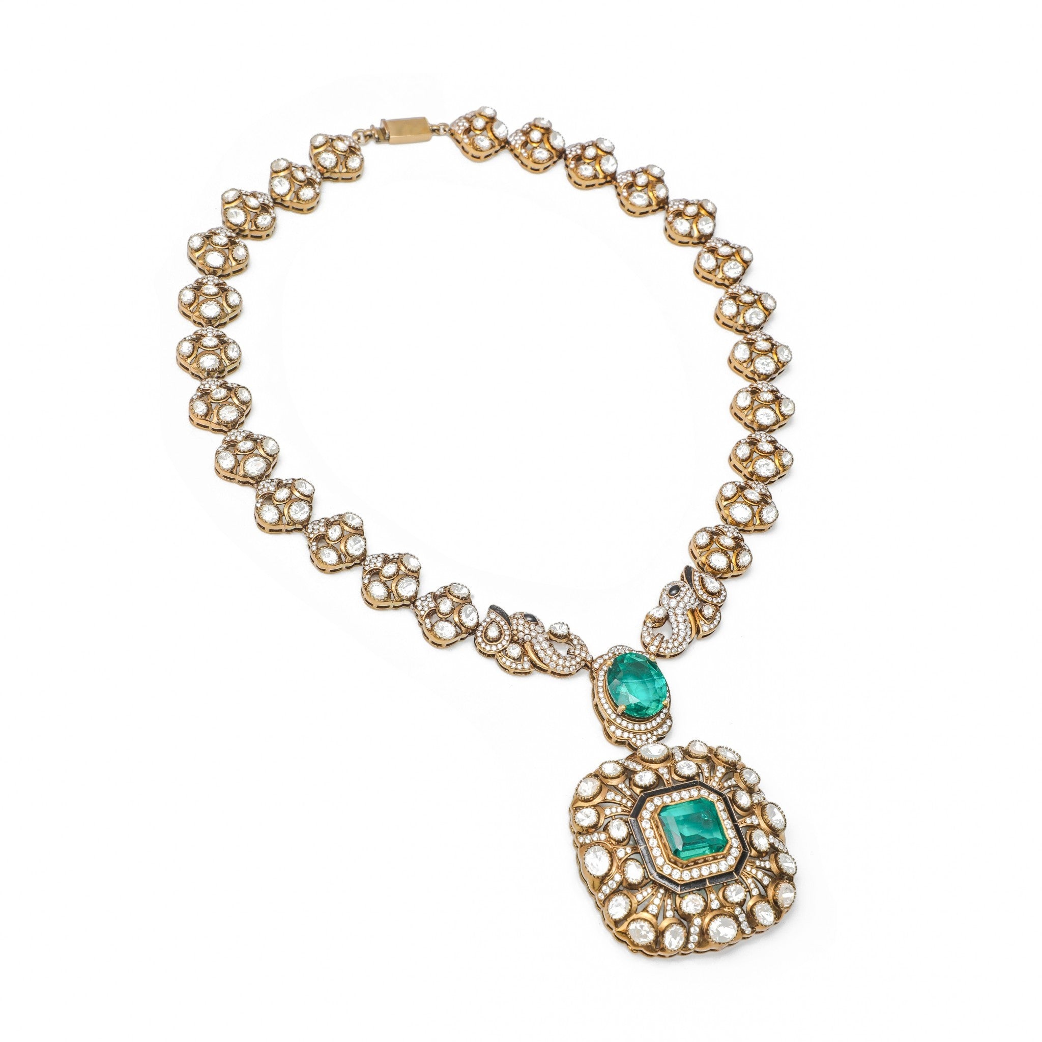 Yashasvi Emerald & Polki Royal Statement Haar