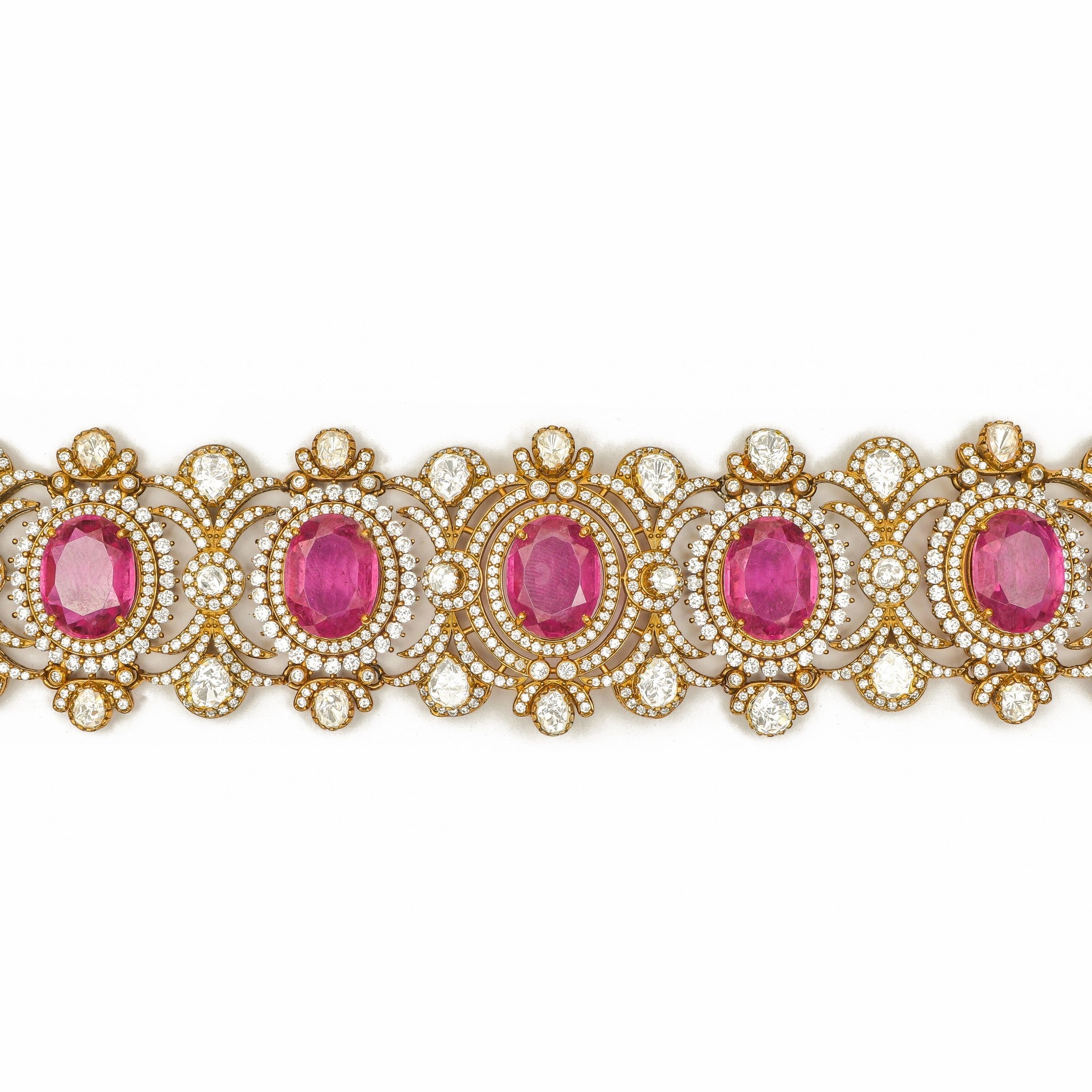 Ratnavali Ruby & Pearl Heritage Choker